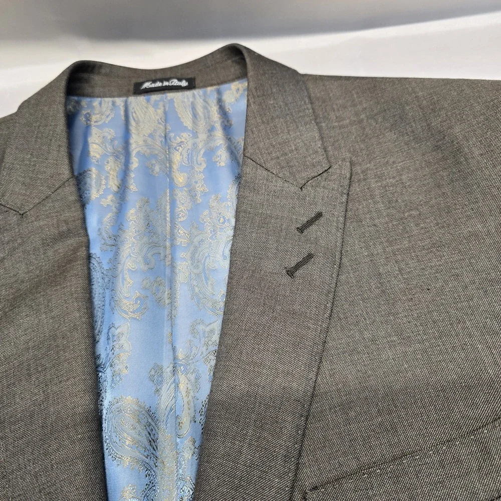 Sartoria Tosi Super 150's 100% Wool Blazer 46L Men Made In‎ Italy